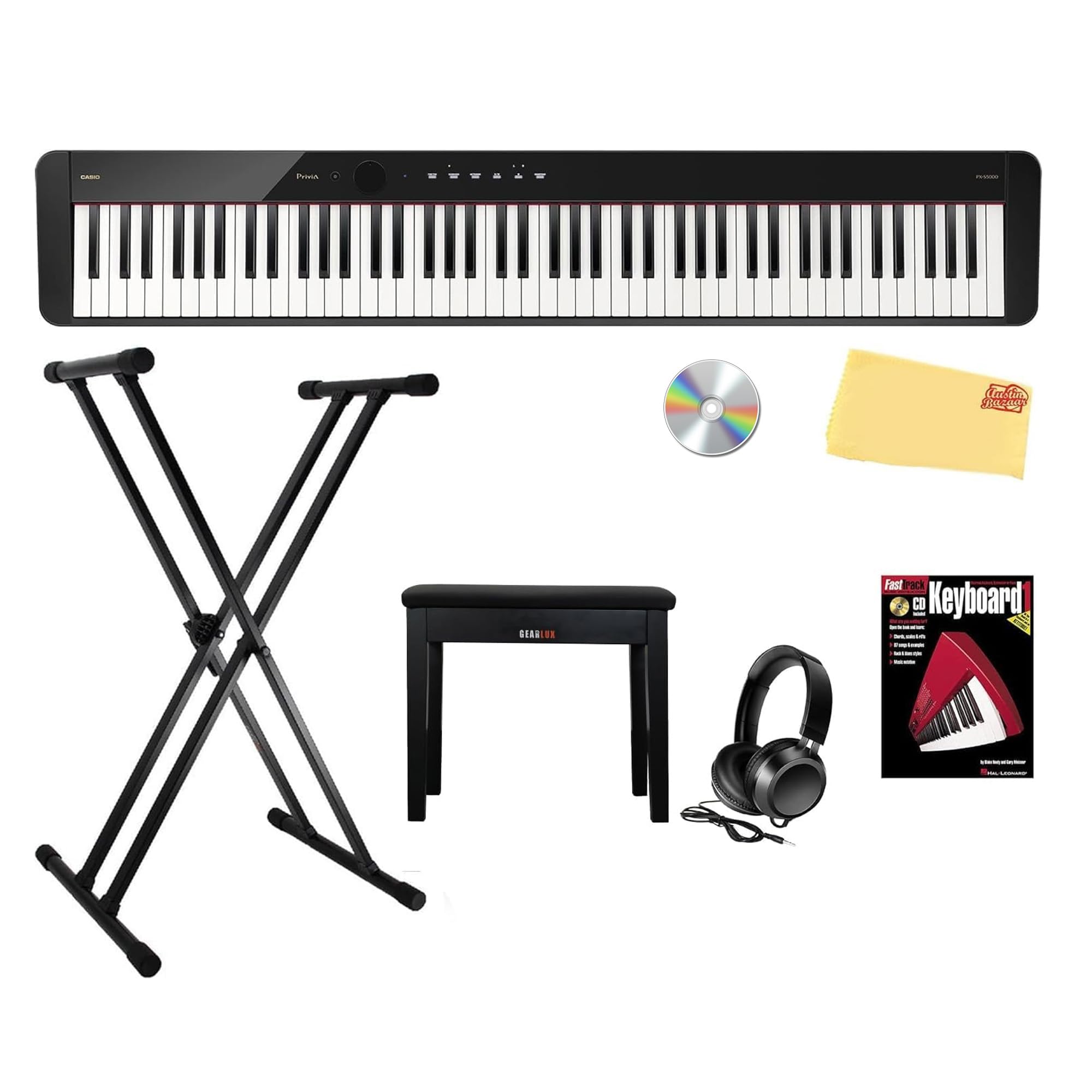 Amazon.com: Casio Privia PX-S5000 Digital Piano - Black Bundle